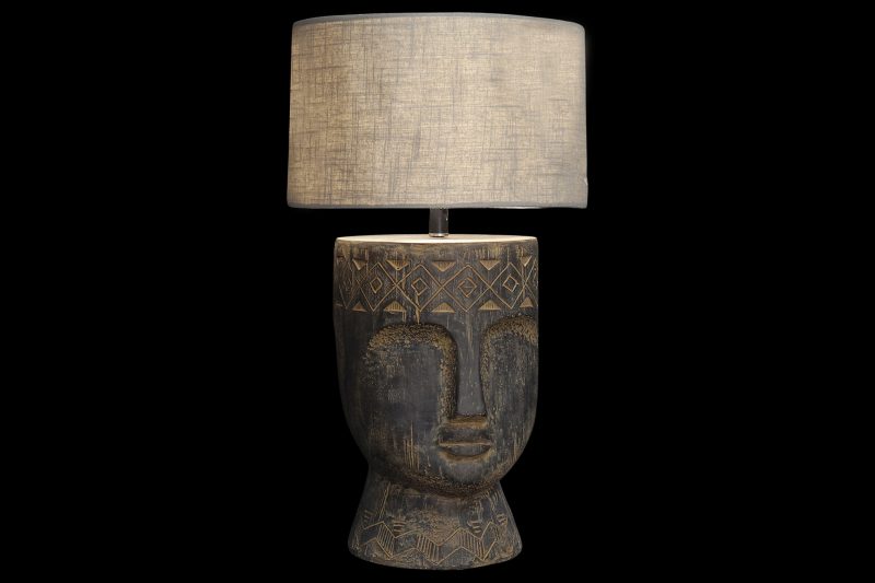 Lampe à Poser Visage en Résine 40x40x70cm – Image 5