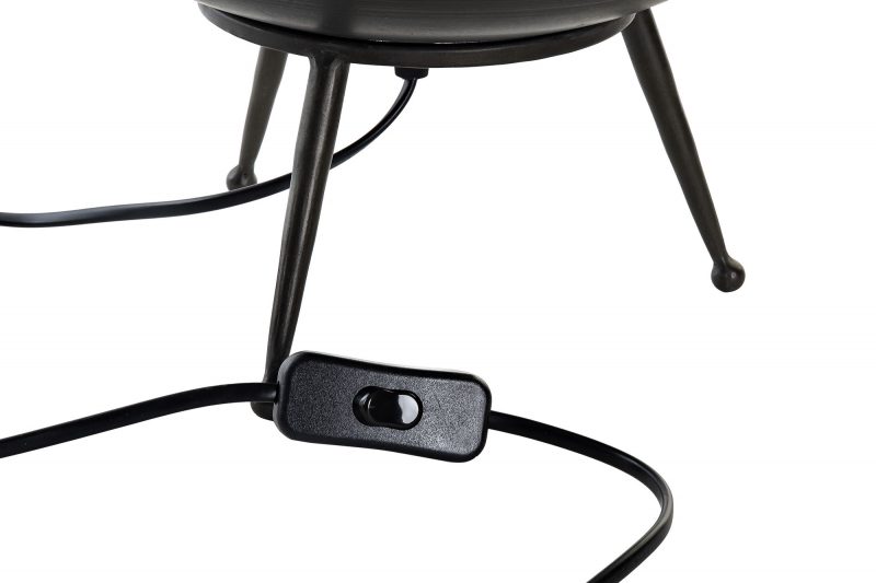 Lampe à Poser en Métal Feuilles Dorées 25x25x42cm – Image 3