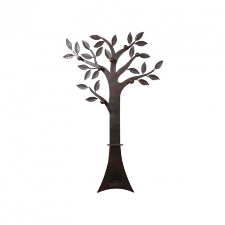 Porte Manteaux Mural "Arbre de Vie" en Métal 112x20x178cm