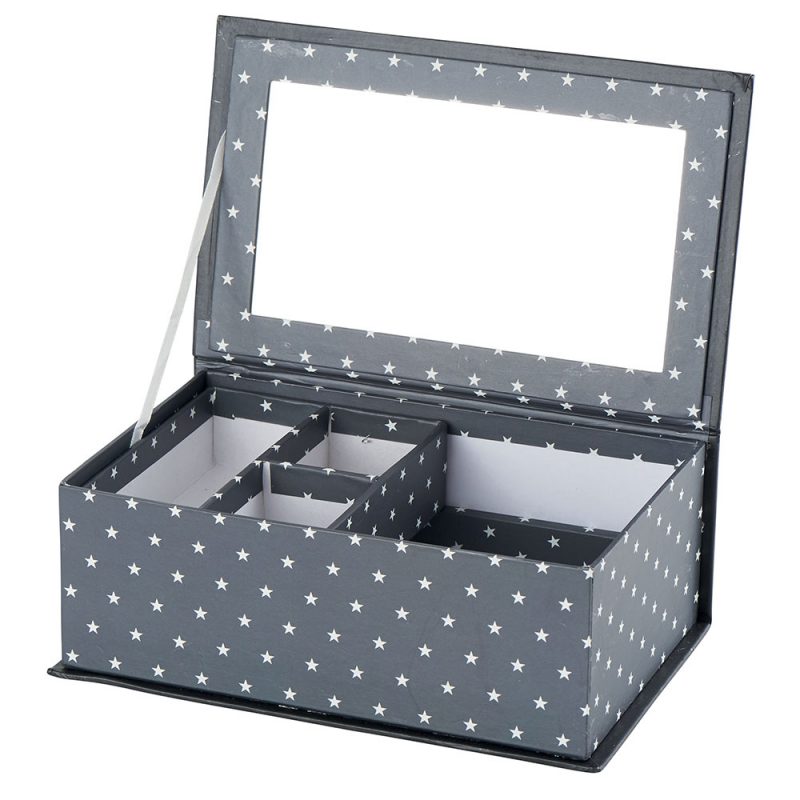 Boîte à Bijoux en Carton "Jolie Demoiselle" 20,5x7,5x13cm – Image 2