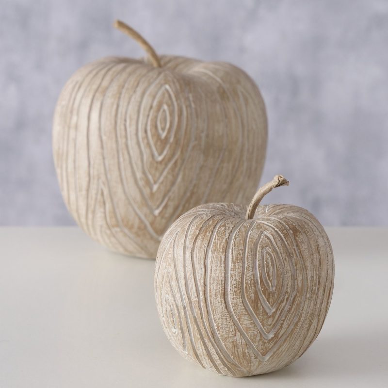 Pomme "Karimo" en Résine Beige H.9,5cm – Image 5