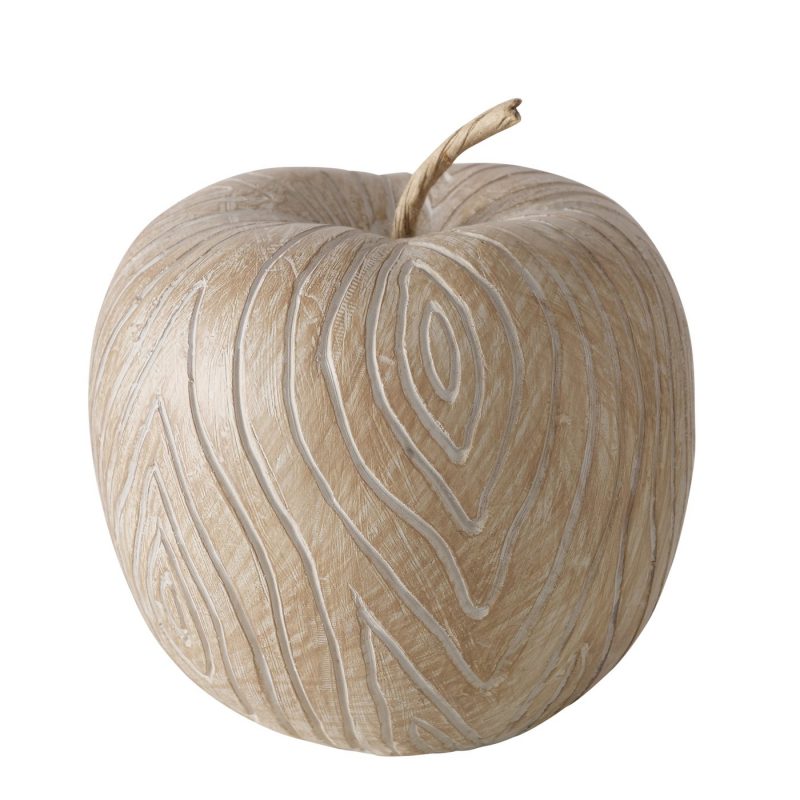 Pomme "Karimo" en Résine Beige H.9,5cm – Image 7