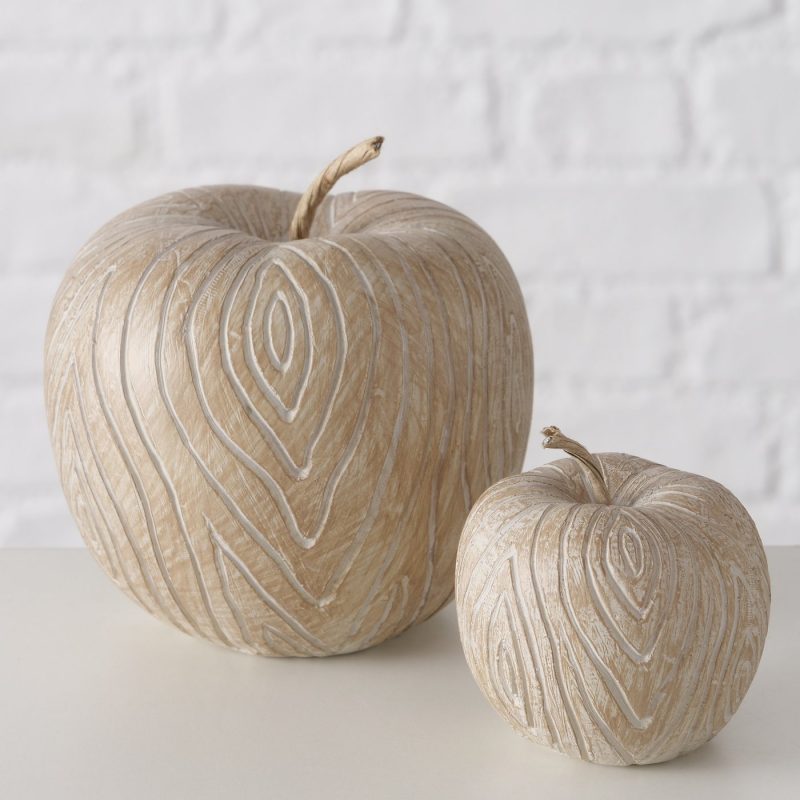 Pomme "Karimo" en Résine Beige H.9,5cm – Image 6