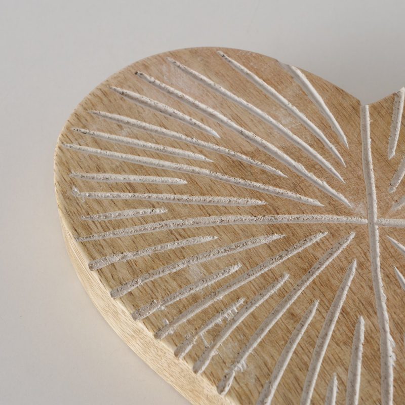 Coeur "Jyling" à Poser en Bois de Manguier H.18cm – Image 7