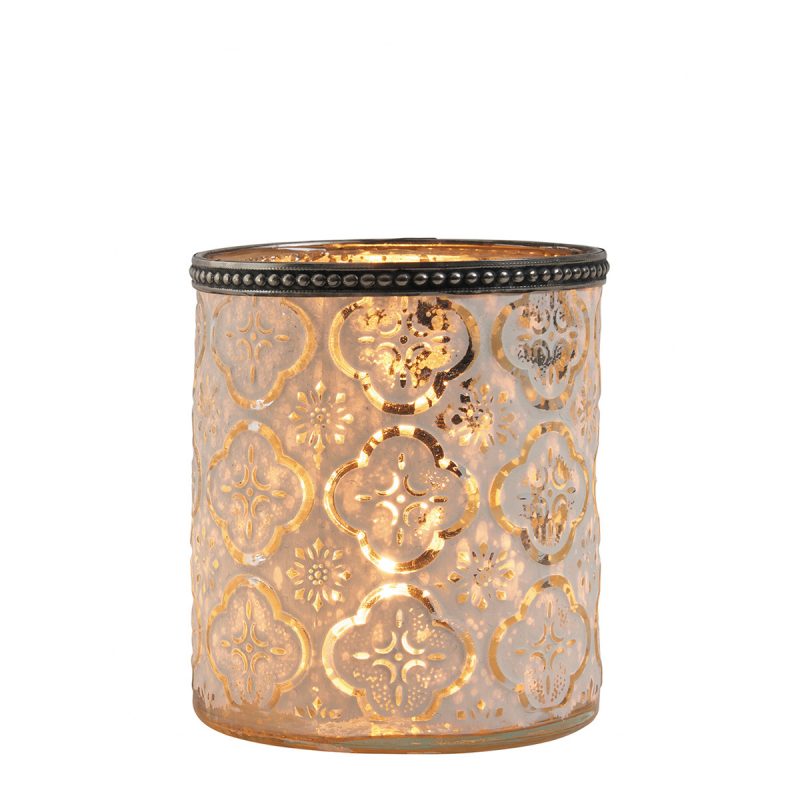 Photophore Vase Fleurs Ø 10 x 11 cm - MATHILDE M – Image 2