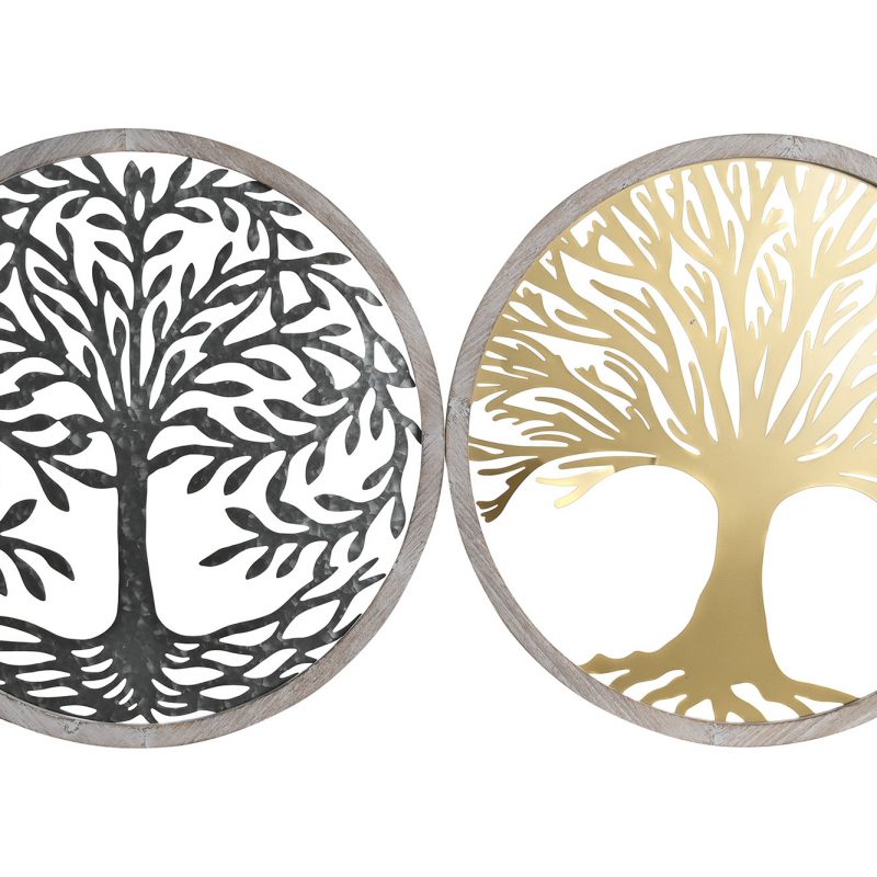 Cercle Arbre de Vie en Bois 2 Modèles au Choix 61x2x61cm