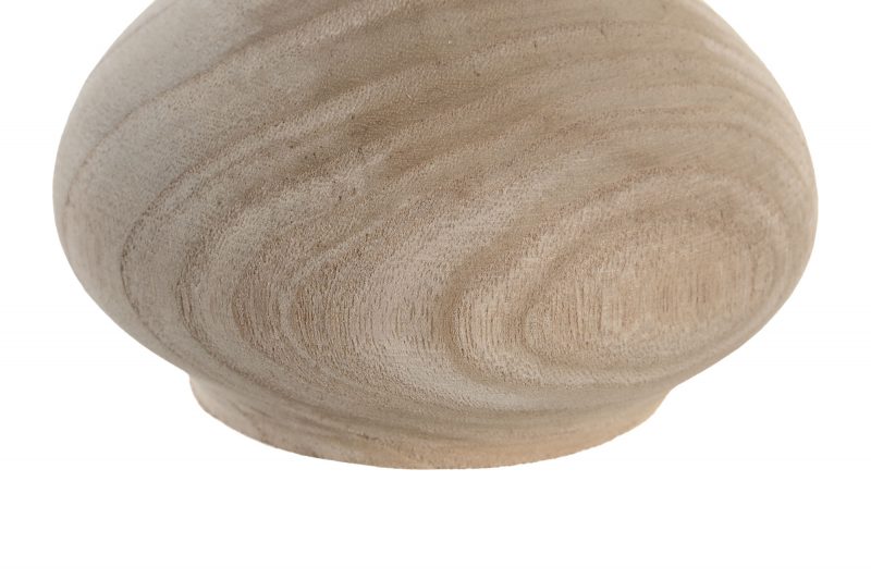 Vase en Bois Paulownia Naturel 14x14x20cm – Image 4