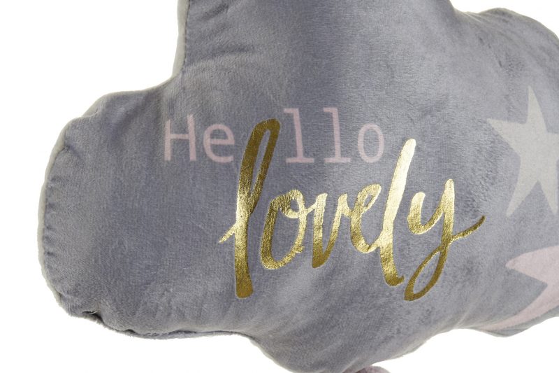 Suspension Coussin Musical Gris en Polyester 38x1x27cm – Image 3