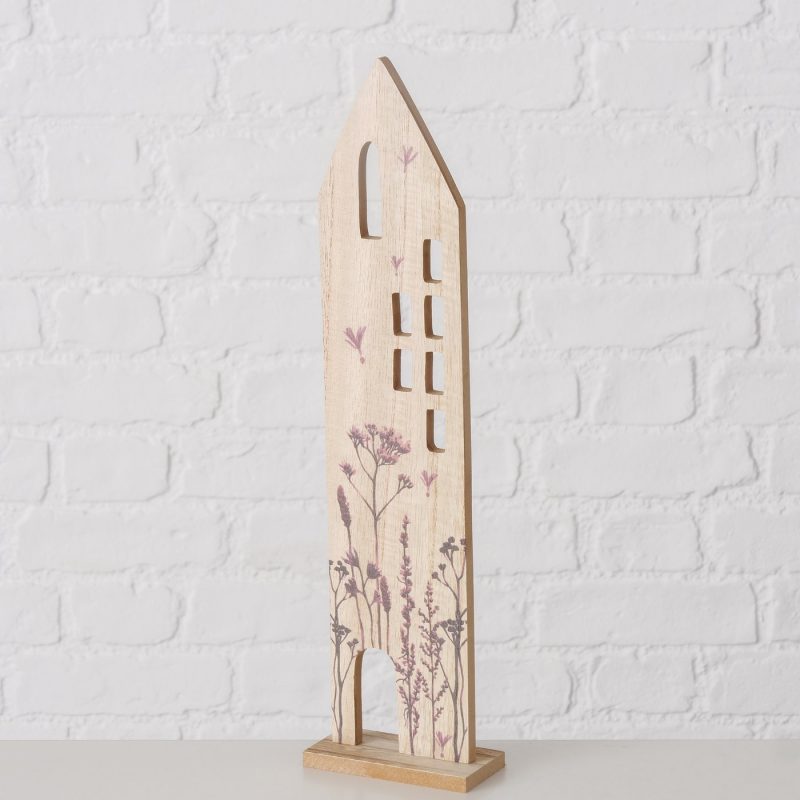 Maison Décorative "Kamina" à Poser, en Bois Décor Champêtre H.41cm – Image 4