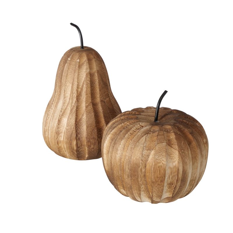 Pomme "Argon" en Pin Rouge H.14cm – Image 5