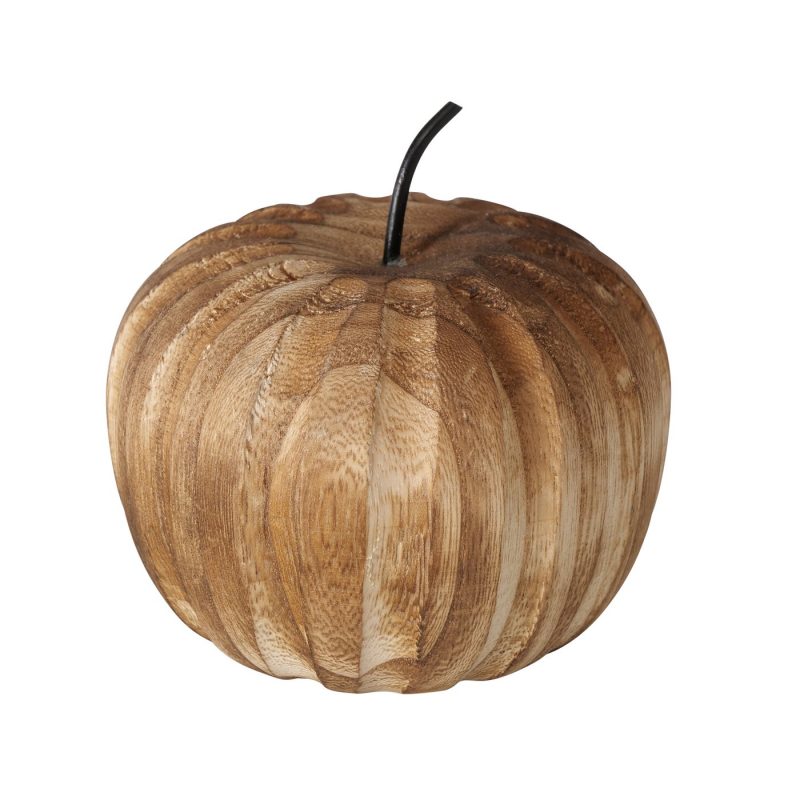 Pomme "Argon" en Pin Rouge H.14cm – Image 4