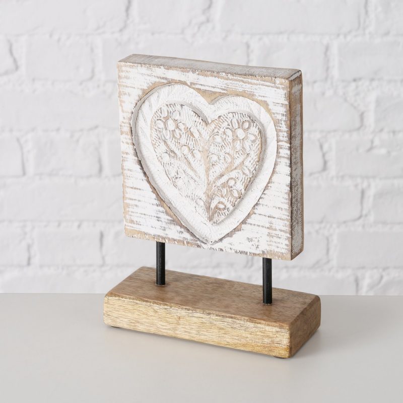 Objet Décoratif "Rihanna" à Poser en Bois de Manguier et Métal, 2 Modèles au Choix H.20cm – Image 5