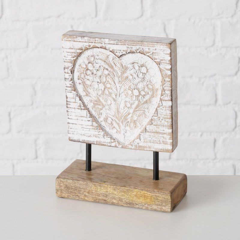 Objet Décoratif "Rihanna" à Poser en Bois de Manguier et Métal, 2 Modèles au Choix H.20cm – Image 6
