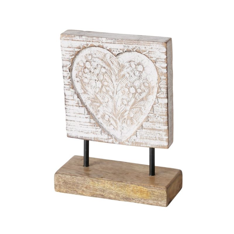 Objet Décoratif "Rihanna" à Poser en Bois de Manguier et Métal, 2 Modèles au Choix H.20cm – Image 8