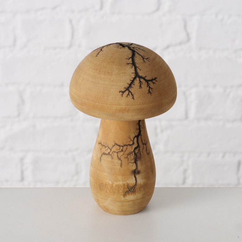 Champignon "Tietje" en Bois Rustik, H.12cm – Image 2