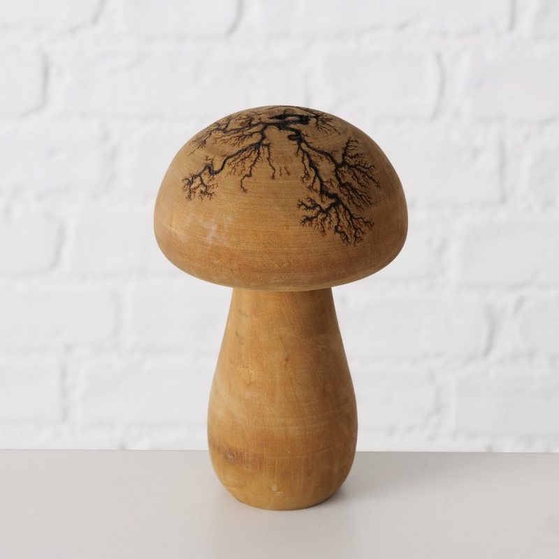 Champignon "Tietje" en Bois Rustik, H.12cm – Image 3