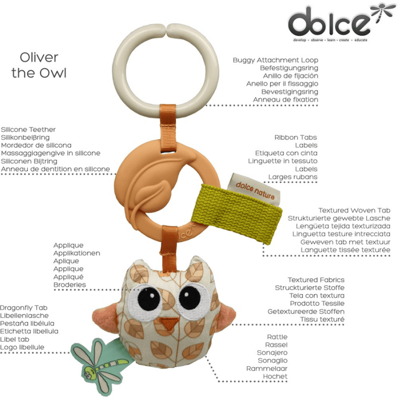Anneau de Dentition Hibou "Oliver Earth" – Image 3