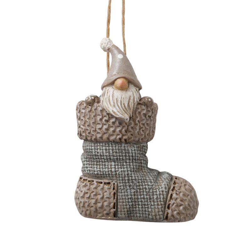 Pendentif "Socky" Chaussette Lutin, en Résine, 2 Modèles au Choix, 8x5cm – Image 4