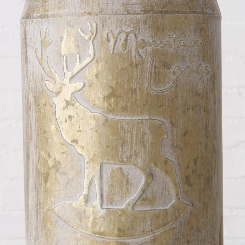 Pot à Lait Décoratif "Forestis" en Zinc Patiné, H.36cm – Image 4