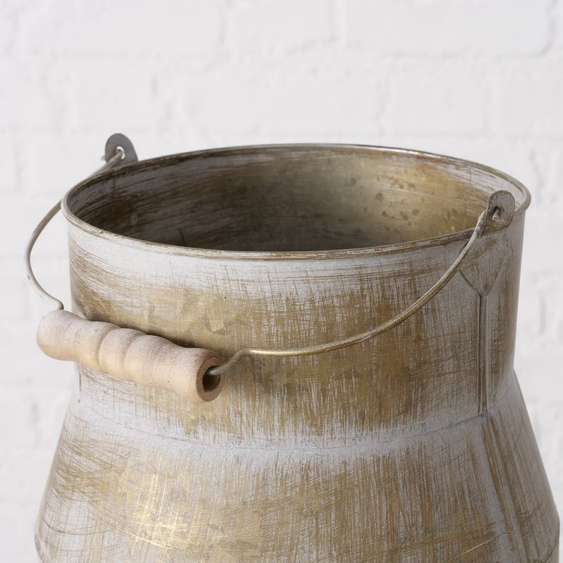 Pot à Lait Décoratif "Forestis" en Zinc Patiné, H.36cm – Image 3