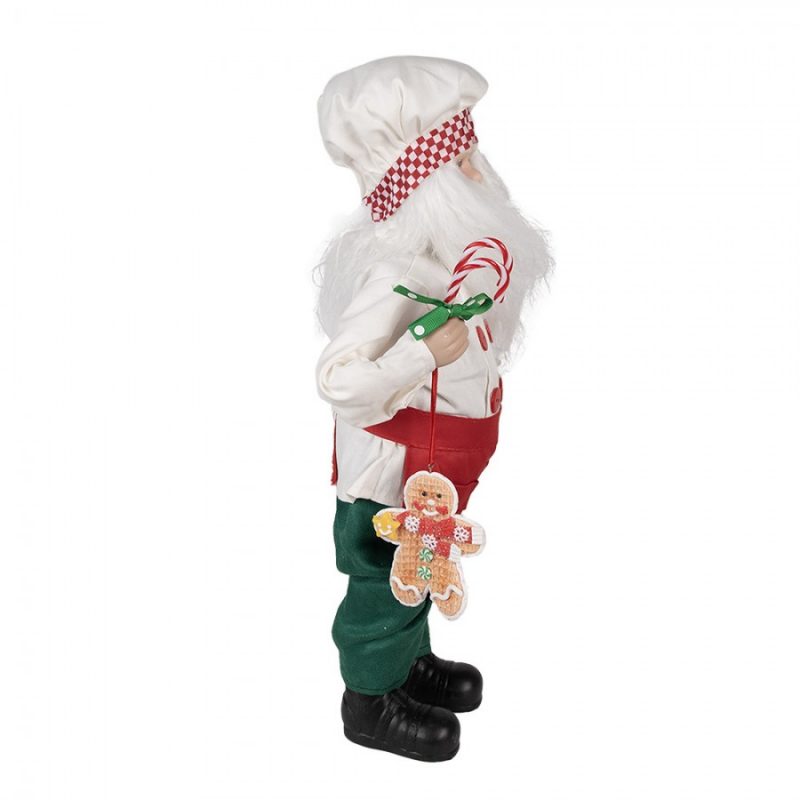Père-Noël Décoratif "Chef Patissier" 26x16x46cm – Image 4