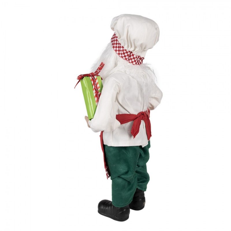 Père-Noël Décoratif "Chef Patissier" 26x16x46cm – Image 3