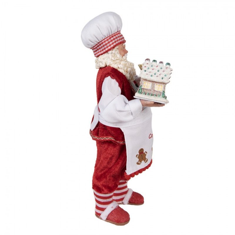 Père-Noël Décoratif "Pâtissier" 16x8x28cm – Image 5