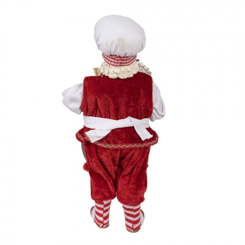 Père-Noël Décoratif "Pâtissier" 16x8x28cm – Image 4