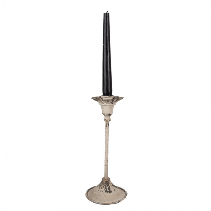 Chandelier en Métal Beige Antique 11x27cm – Image 5