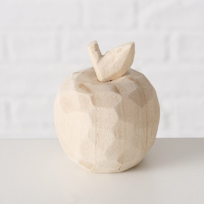 Pomme "Manzana" en Bois de Paulownia H.7cm – Image 5