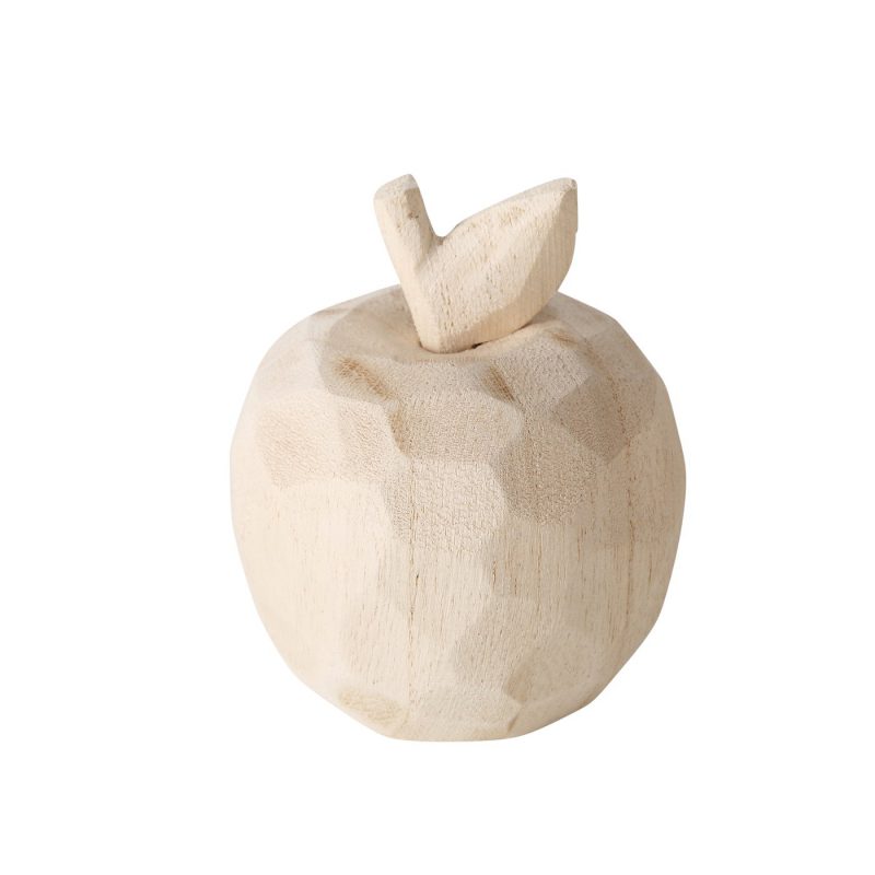 Pomme "Manzana" en Bois de Paulownia H.7cm – Image 4