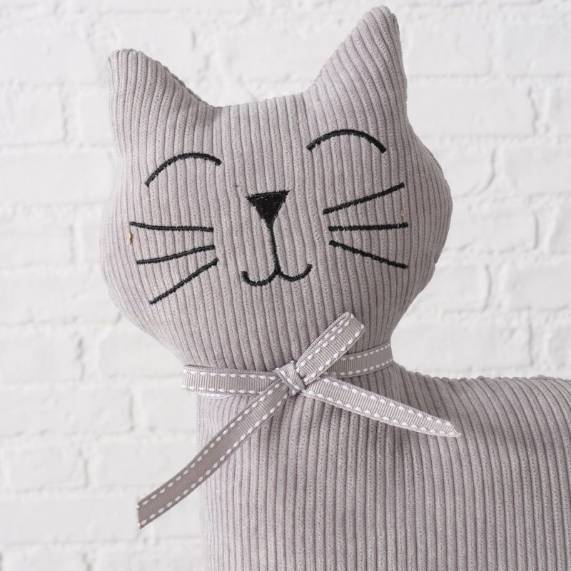 Bloc-Porte Chat "Fido", Sable et Polyester, 2 Coloris au Choix, 11x25cm – Image 9