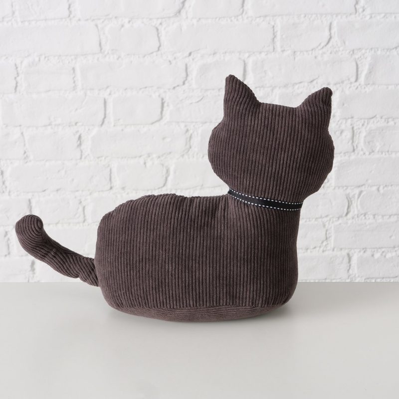 Bloc-Porte Chat "Fido", Sable et Polyester, 2 Coloris au Choix, 11x25cm – Image 8