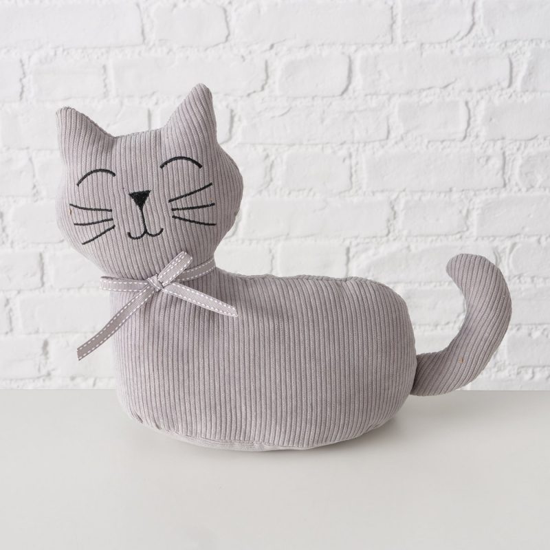 Bloc-Porte Chat "Fido", Sable et Polyester, 2 Coloris au Choix, 11x25cm – Image 7