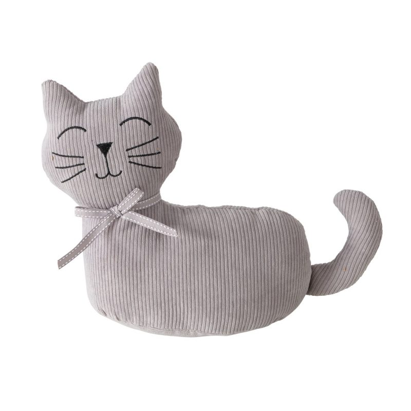 Bloc-Porte Chat "Fido", Sable et Polyester, 2 Coloris au Choix, 11x25cm – Image 5