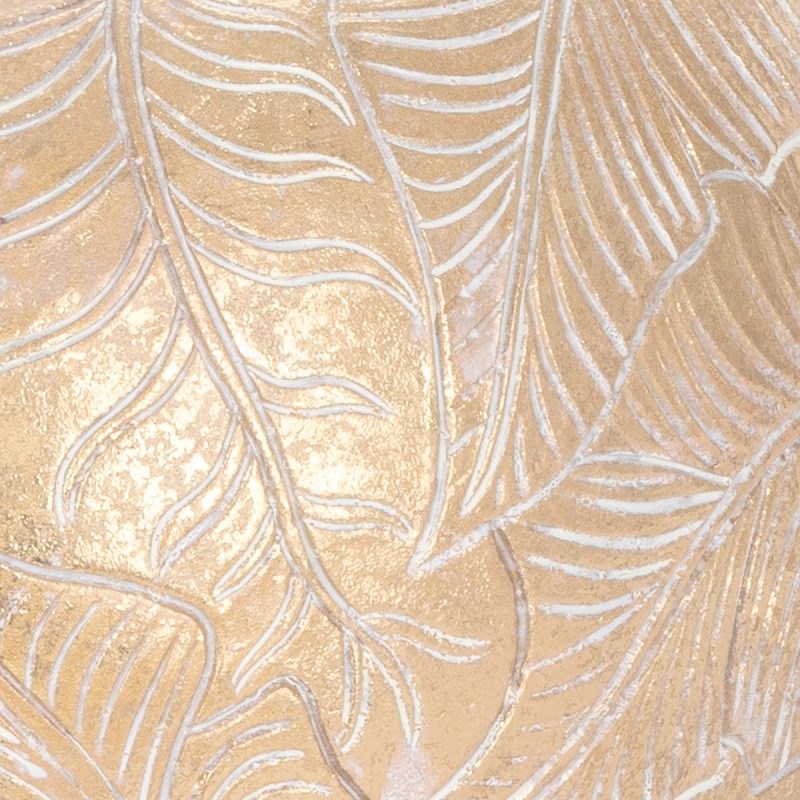 Pomme en Résine Dorée Décorée, 17x17x12cm – Image 5