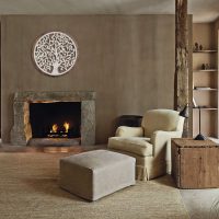 Cercle Arbre de Vie Mural en Bois, ø85 x 3cm – Image 3