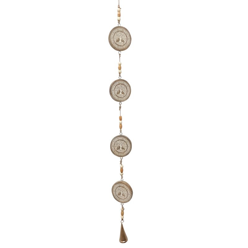 Guirlande Arbre de Vie en Bois, 7,5x3x90cm