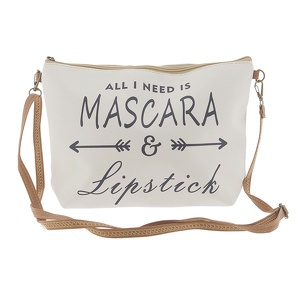 Trousse de Toilette en Plastique Blanc, 27x19x6cm