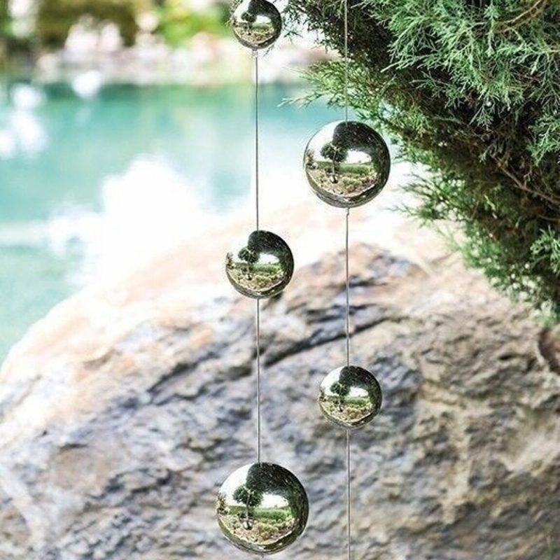 Guirlande Déco "Boules" Inox 11,5x90cm
