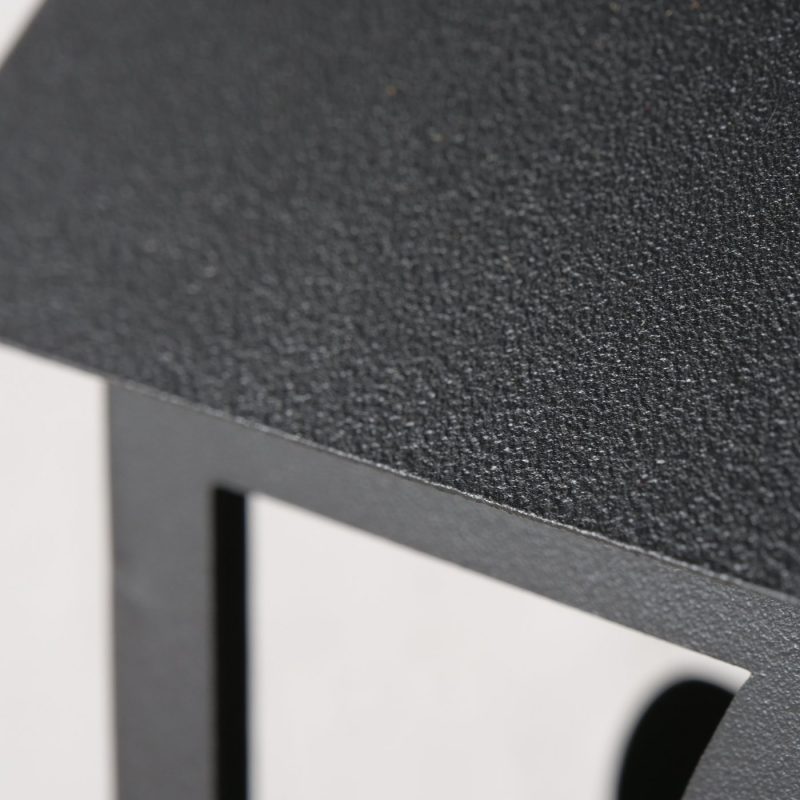 Lanterne "Calypso", Maison en Métal Noir Enduit, 14x34,5cm – Image 6