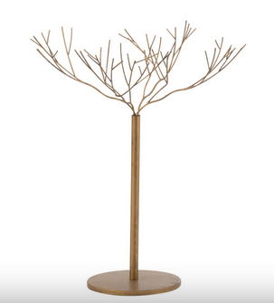 Arbre en Métal Doré 60x60x75cm