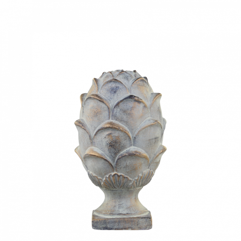 Pomme de Pin “Noyon” en Ciment Opale ø15xH24,5cm – Image 4