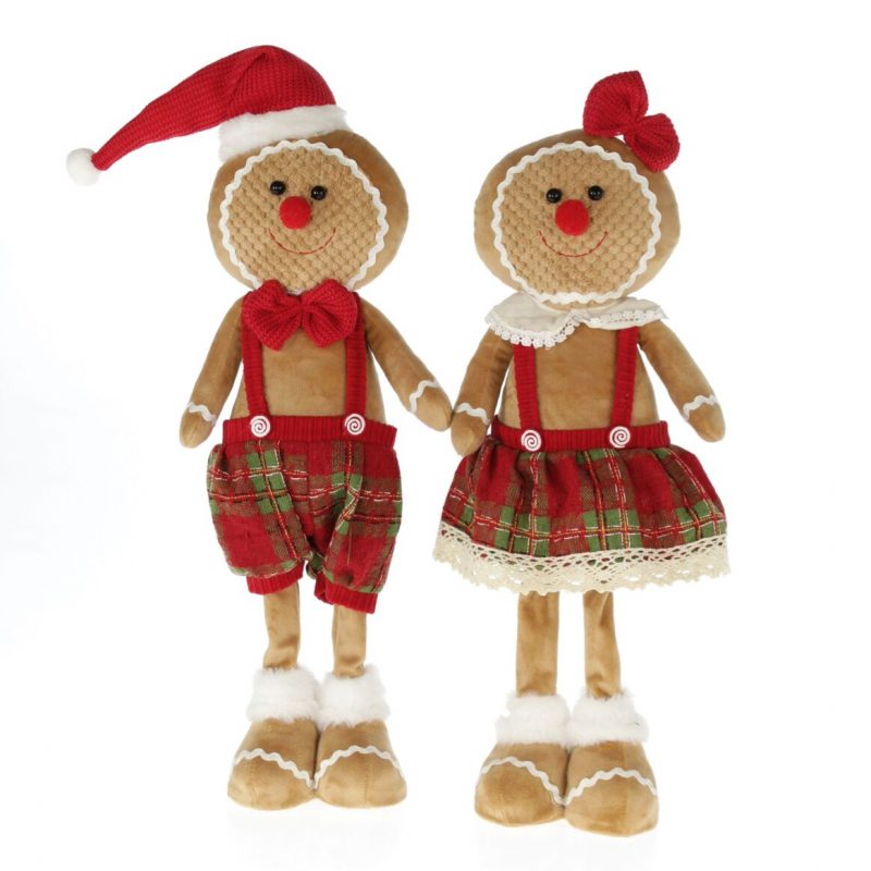 Pain d’Épices en Tissu, 19x8x51cm, Fille ou Garçon au Choix, 100% Polyester – Image 2