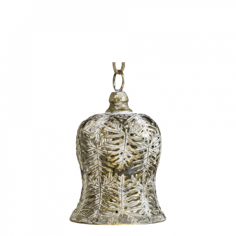 Cloche "Vire" en Laiton Antique ø14xH21,5cm – Image 2