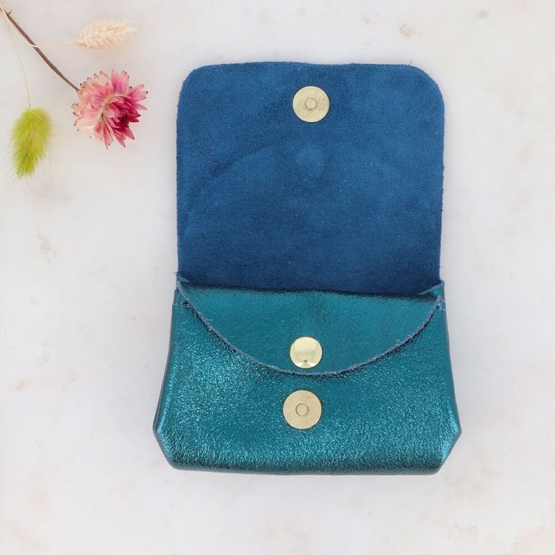 Pochette Bruxelles - 3 Compartiments, 2 Boutons Aimantés 10x7cm, Divers Coloris – Image 10