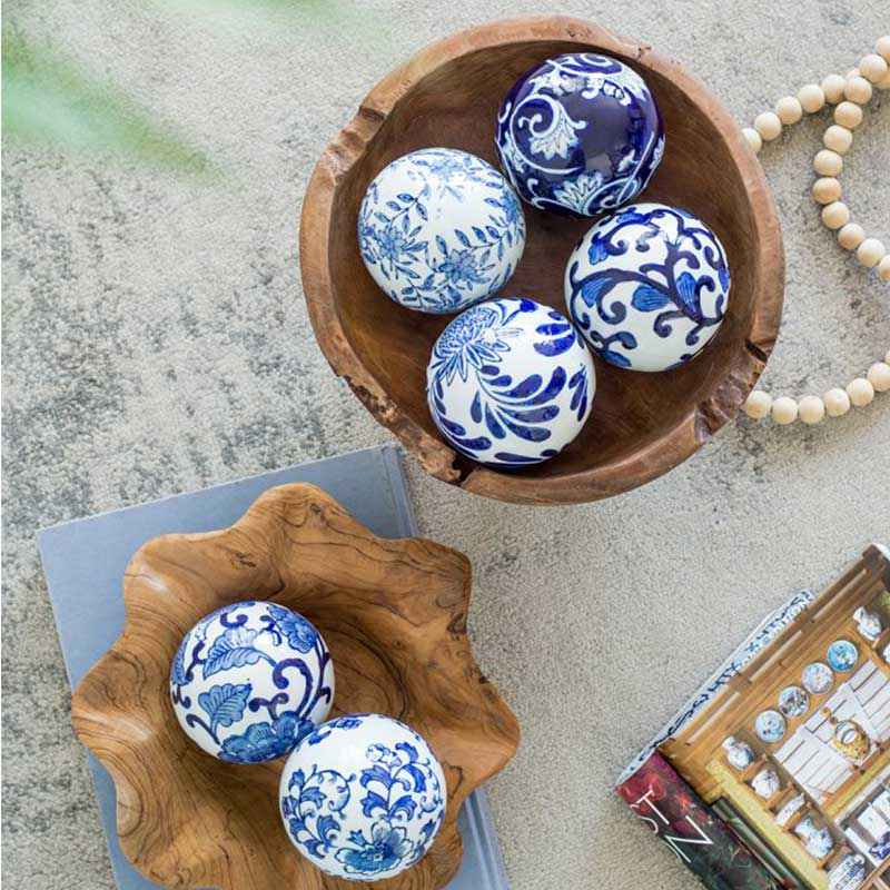 Boule Céramique 10cm, 6 Modèles au Choix