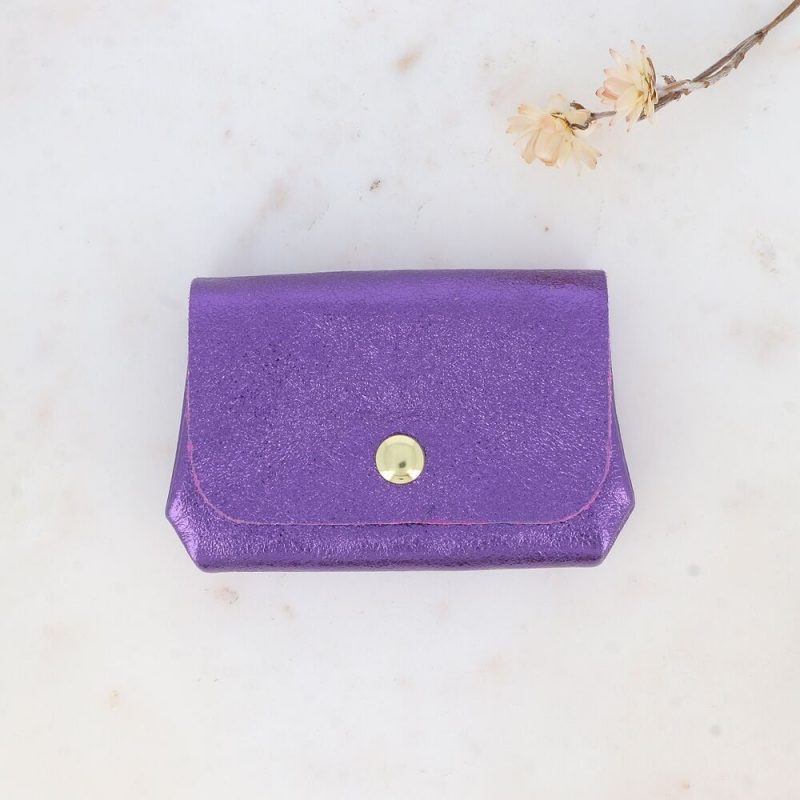 Pochette Bruxelles - 3 Compartiments, 2 Boutons Aimantés 10x7cm, Divers Coloris – Image 19