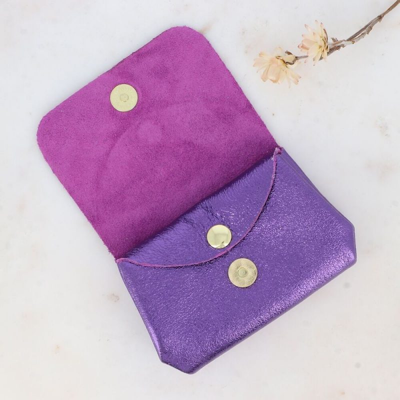 Pochette Bruxelles - 3 Compartiments, 2 Boutons Aimantés 10x7cm, Divers Coloris – Image 18