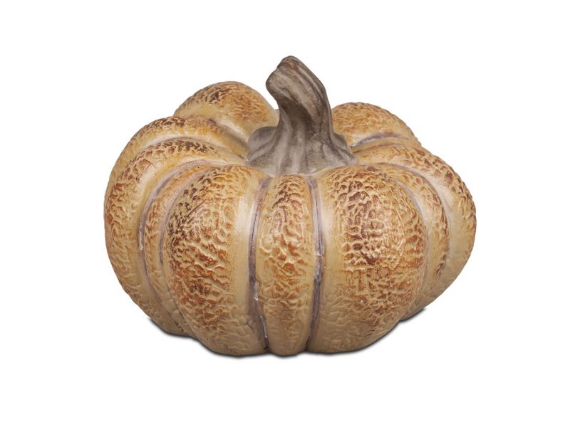Citrouille en Céramique Beige/Marron ø21cm